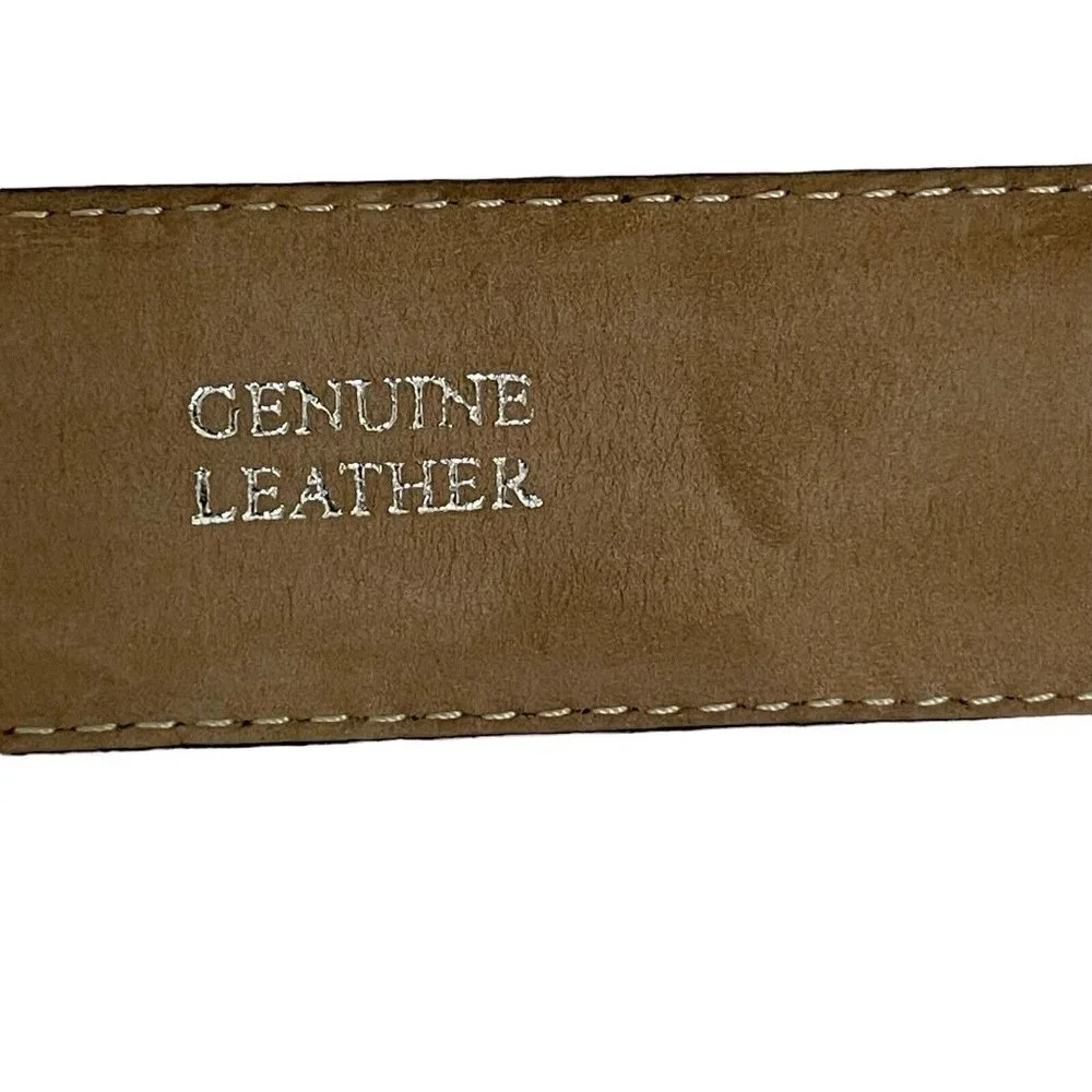Lottusse‎ Original Vintage Classic Mens Leather Belt Cognac Tan Size 44